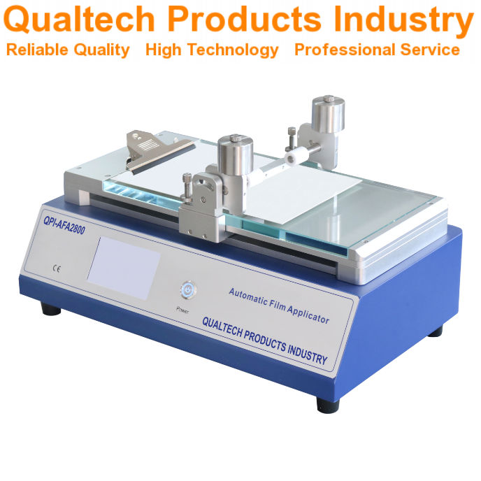 Automatischer Filmapplikator mit Glasplatte Automatic Film Applicator with Glass Plate